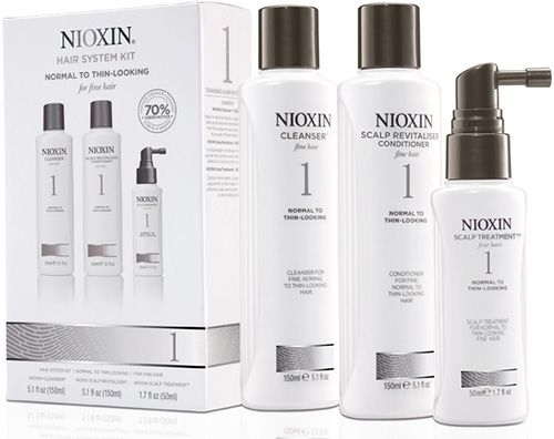 Nioxin Sistema 1 <br>Trial Kit<br> 150 ml + 150 ml + 50 ml