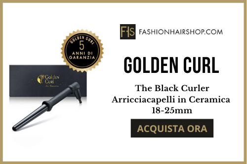 Golden Curl The Black Curler - Arricciacapelli in Ceramica 18-25mm