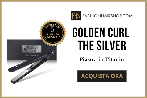 Golden Curl The Silver - Piastra in Titanio